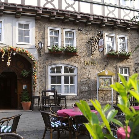 Hotel Brauhaus Zum Loewen Mühlhausen Exterior foto