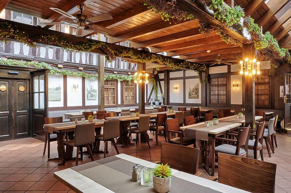 Hotel Brauhaus Zum Loewen Mühlhausen Exterior foto